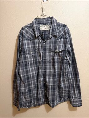 XL Urban Pipeline plaid button-up shirt